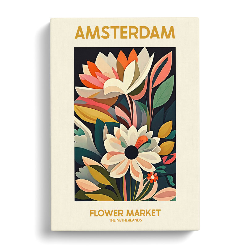 Amsterdam Flower Market Exhibition 12 - Wrapped Canvas, 50cm H x 35cm W x 3cm D