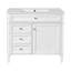 Meuble-lavabo moderne de 36 po avec lavabo supérieur, rangement spacieux et design minimaliste élégant pour une organisation efficace-2007736688