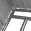Abdulbaki 7ft. W x 4ft. D Metal Tongue & Groove Pent Garden Shed