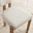 Modern Upholstered Dining Chairs Set Of 2, Beige Fabric Kitchen Chairs With Wooden Legs, 21 X 20 X 32 Inches
