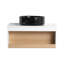 Meuble-lavabo flottant 30 po avec vasque en marbre noir-1470111851-1470111862