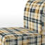 Fauteuil de chambre rembourré noir et crème Sophistication - Fauteuil de chambre rembourré Farmhouse