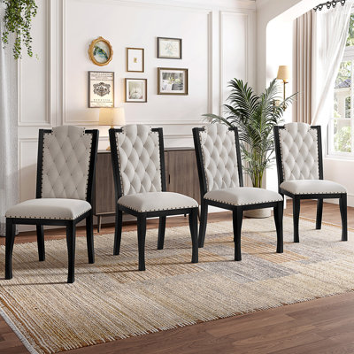 Upholstered Dining Chairs Set Of 4