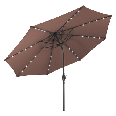 Parasol de plage éclairé 10 pi Joice