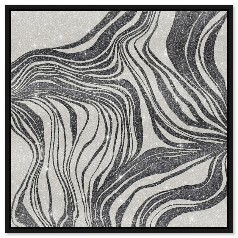 Emotional II Print by Oliver Gal, 13"H x 13"W, Black Floater Frame