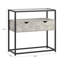 Annam 81cm Glass Top Console Table-977819444