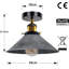 Denzel Semi Flush Mount-1285219873