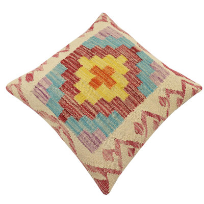 Housse et insert de coussin carré 100% laine