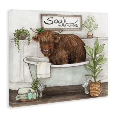 Soak In Moments Cattle Canvas, design by Melinda Hipsher