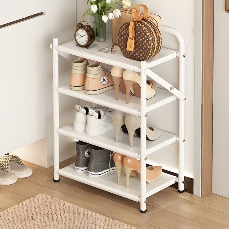 Pull-Out Shoe Rack - Foldable Dust-Proof Shoe Storage Shelf With Easy Assembly