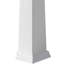 Ensemble de colonne carrée classique en PVC lisse lisse et standard Craftsman-36092405-118197423