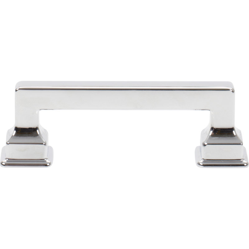 Erika Bar Pull, Polished Chrome, 3"