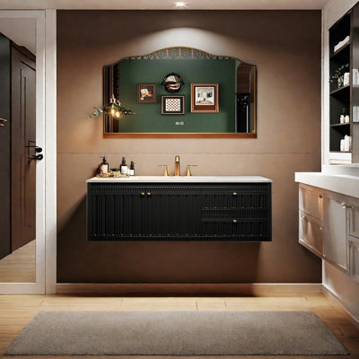 French retro style bathroom cabinet