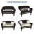 Karan 52'' Wide Straight Metal Loveseat-1472335104