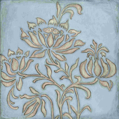 " Silver Filigree VI " Painting Print