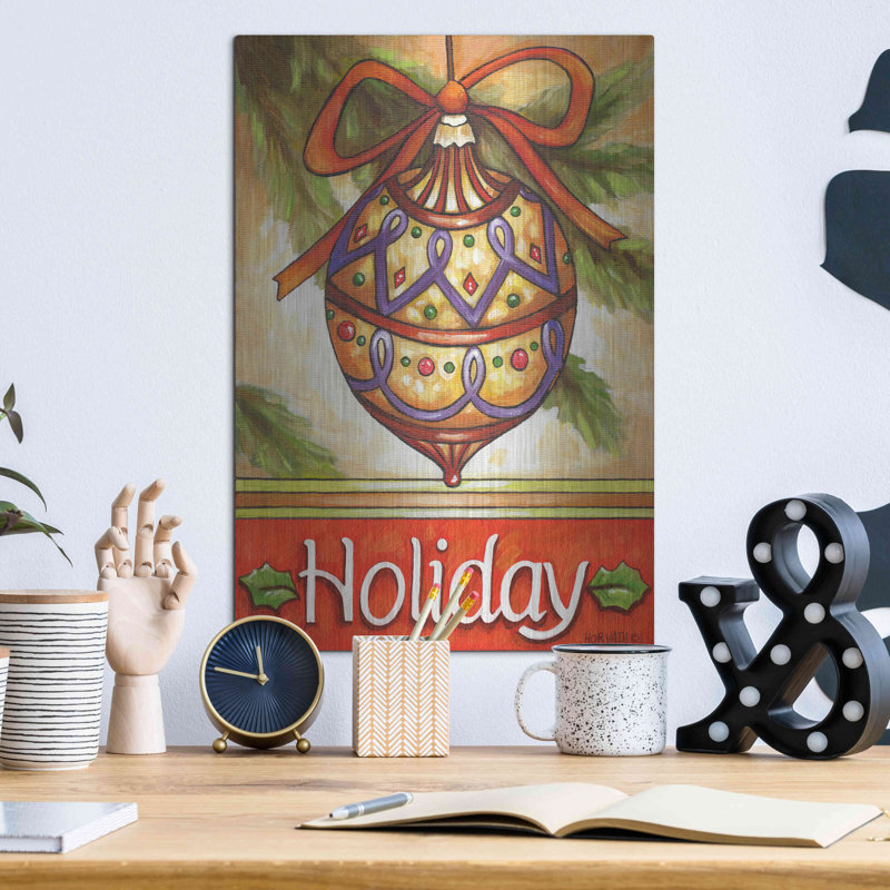«Holiday Ornament» par Cathy Horvath, H 16 po x l 12 po