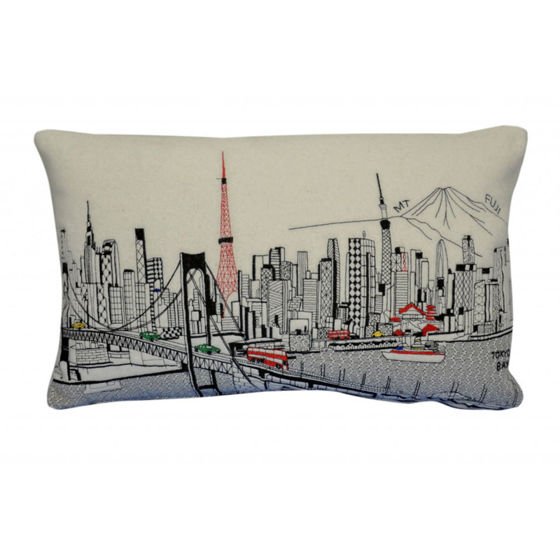 Coussin lombaire 24 po Skyline, Blanc