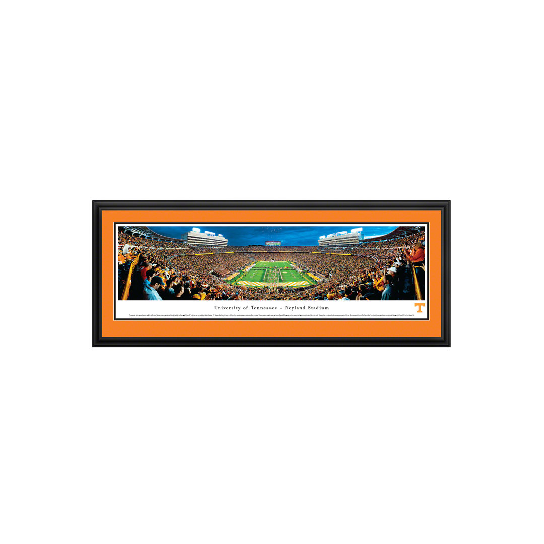 NCAA University of Tennessee - Power "T" by James Blakeway Framed Photographic Print Vault W Artwork