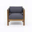 Fauteuil club de patio avec coussin