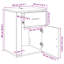 35cm W Manufactured Wood Bedside Table-367247346