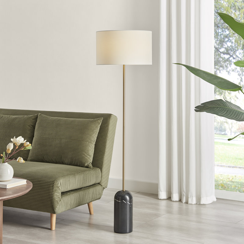 Kessel 148cm Column Floor Lamp, Black