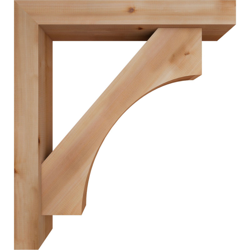 Support Westlake Block avec support décalé, 36 x 32, Cèdre rouge occidental de l 5 1/2 po (lisse)