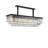 Allure 20-Light Rectangular Crystal LED Chandelier - Matte Black