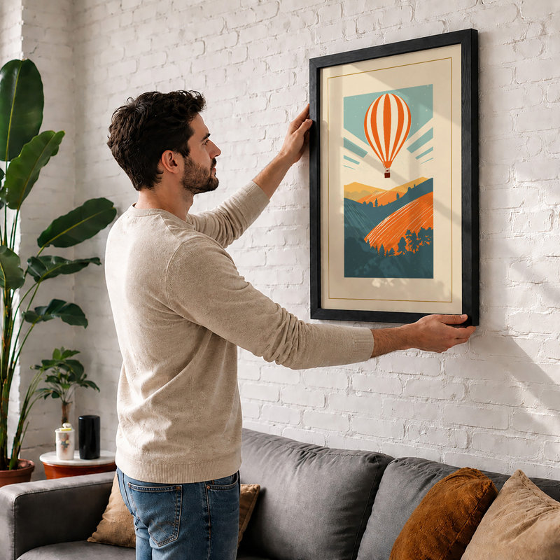 Print, A2 - 59.4 x 42.0 cm, Walnut