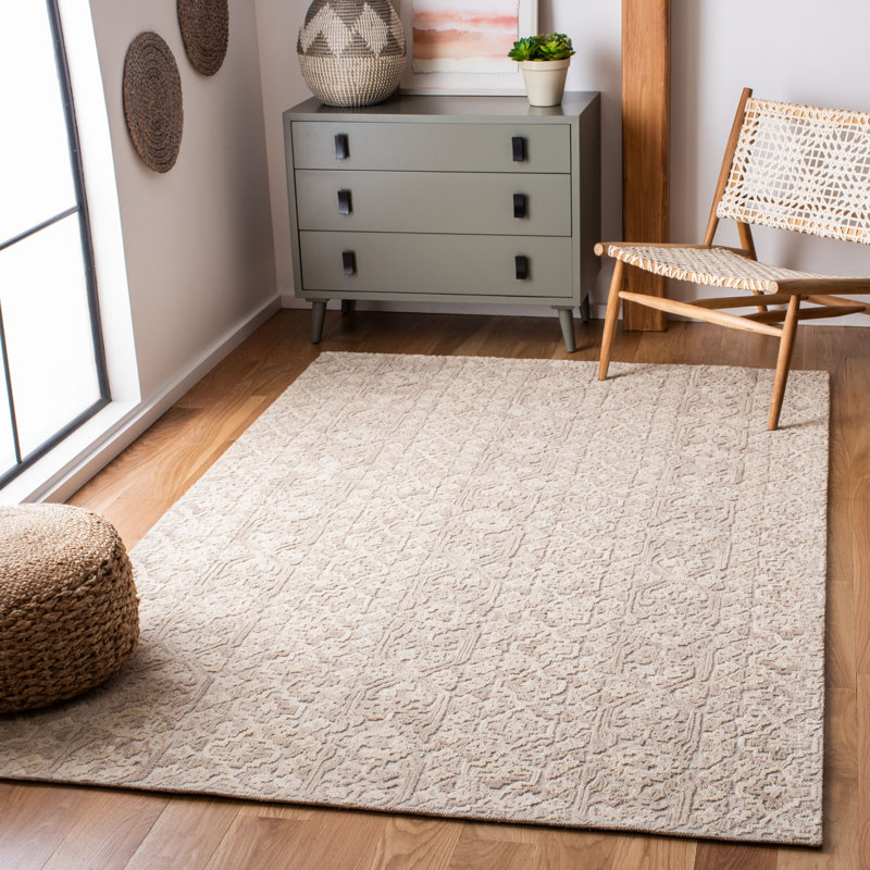 Tapis en laine touffeté à la main Connors, Rectangle 9 pi x 12 pi