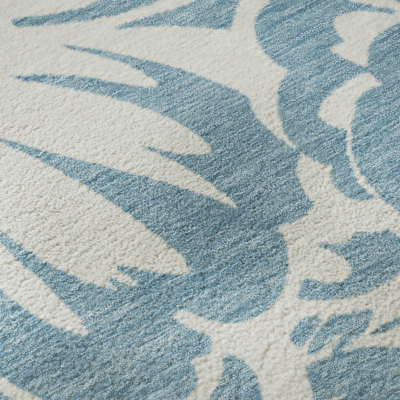 Premium Machine Washable Cerrito AMF551 Denim Rug, Rectangle 8' x 10'