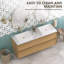 Meuble-lavabo flottant double 72 po Newark