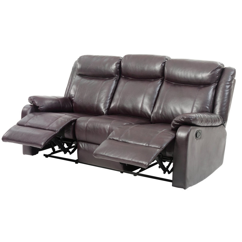 Canapé inclinable double Glory Furniture Ward G761A-RS, Brun foncé