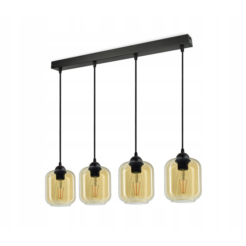 Salas 4 - Light Kitchen Island Pendant, Honey