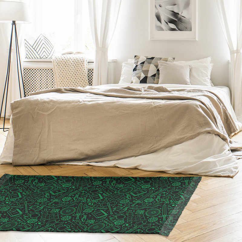 Tapis rpg black/green area lines Mcguigan, Non
