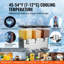 Distributeur de boissons commercial 18L X 3 réservoirs