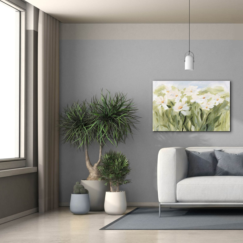 Art mural sur toile Epic Graffiti «Daisy Meadow» par Katrina Pete, H 26 po x l 40 po x P 1,5 po