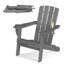 Chaise Adirondack pliante en PEHD avec porte-gobelet-1012306953