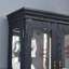 Élégante vitrine vitrée éclairée - Rangement à cadre en bois pour le salon, la cuisine et le garde-manger - Ampoule incluse - Idéal pour le vin, les jouets et les objets de collection