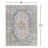 Washburn Machine Washable Oriental Blue/Ivory Area Rug-70926729