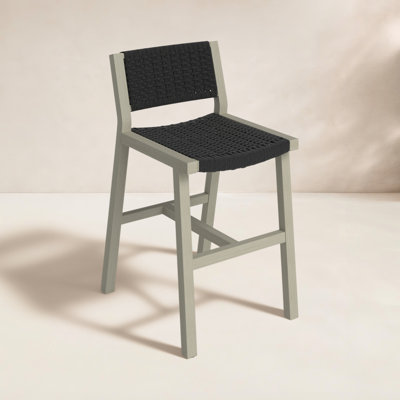 Shea Teak Outdoor Bar Stool