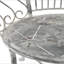 Fauteuil d'appoint en fer, fauteuil pour patio, salon, jardin