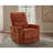 Trask Burnt Orange Glider Recliner