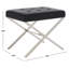 Repose-pieds capitonné standard Halewood 24,5 po-16287586