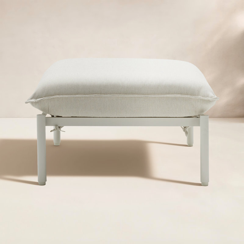 Outdoor Ottoman, Putty