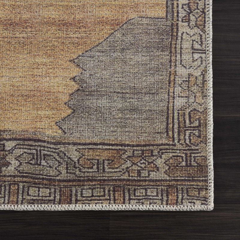 Lesia Washable Oriental Indoor Rug, Runner 2'7" x 10'