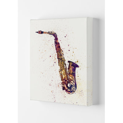 Saxophone by Michael Tompsett - Print