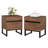3-Piece Bedroom Furniture Set, Queen Size Bed Frame And 2 Nightstand With 4 Drawe For Bedroom-664611550