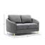 Yuina Grey Linen Loveseat