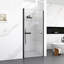 Porte de douche pivotante sans cadre