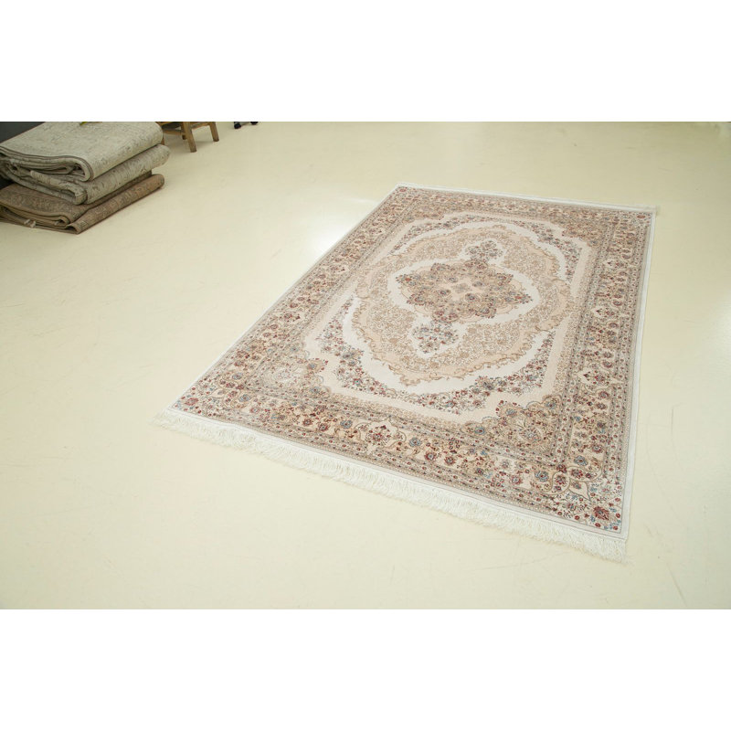 Antep Silk Rug, Rectangle 5'2" x 7'6"